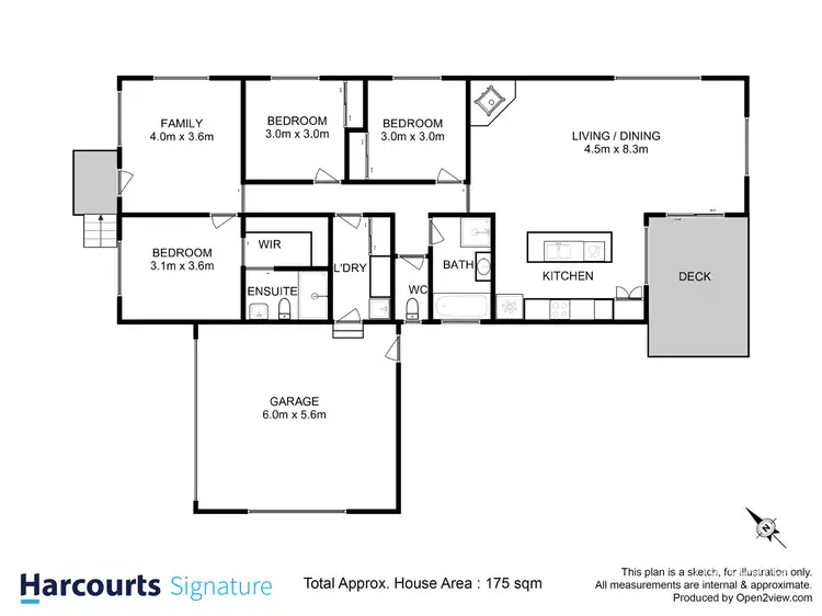 Floorplan of Homely house listing, 3 Mabel Close, Rokeby TAS 7019