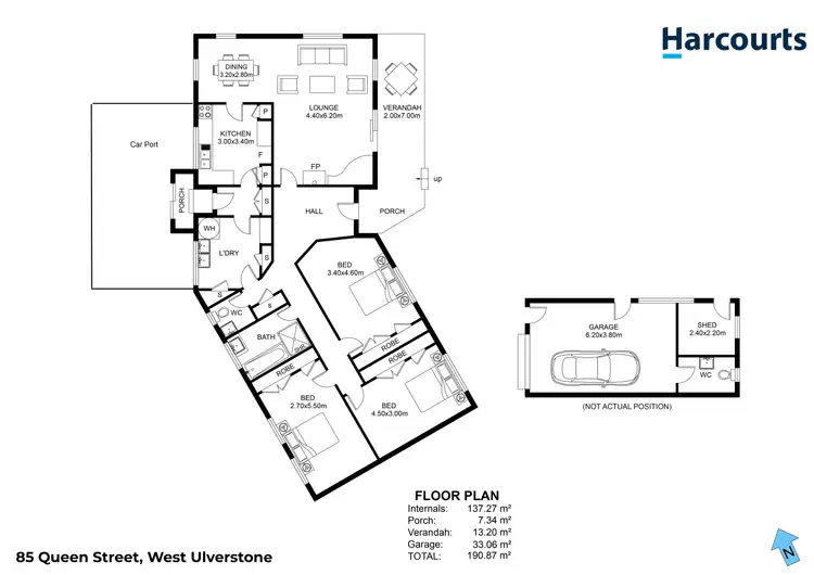 Floorplan of Homely house listing, 85 Queen Street, West Ulverstone TAS 7315