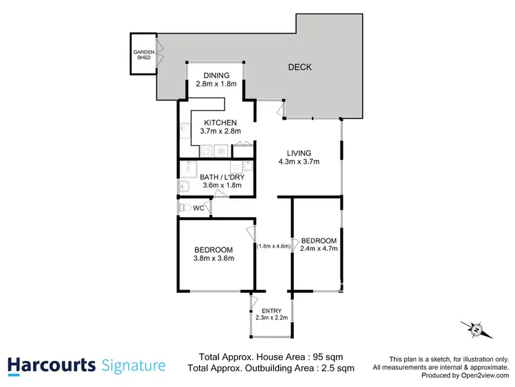 Floorplan of Homely house listing, 27 Howrah Road, Howrah TAS 7018