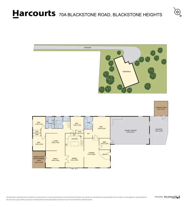 Floorplan of Homely house listing, 70A Blackstone Road, Blackstone Heights TAS 7250