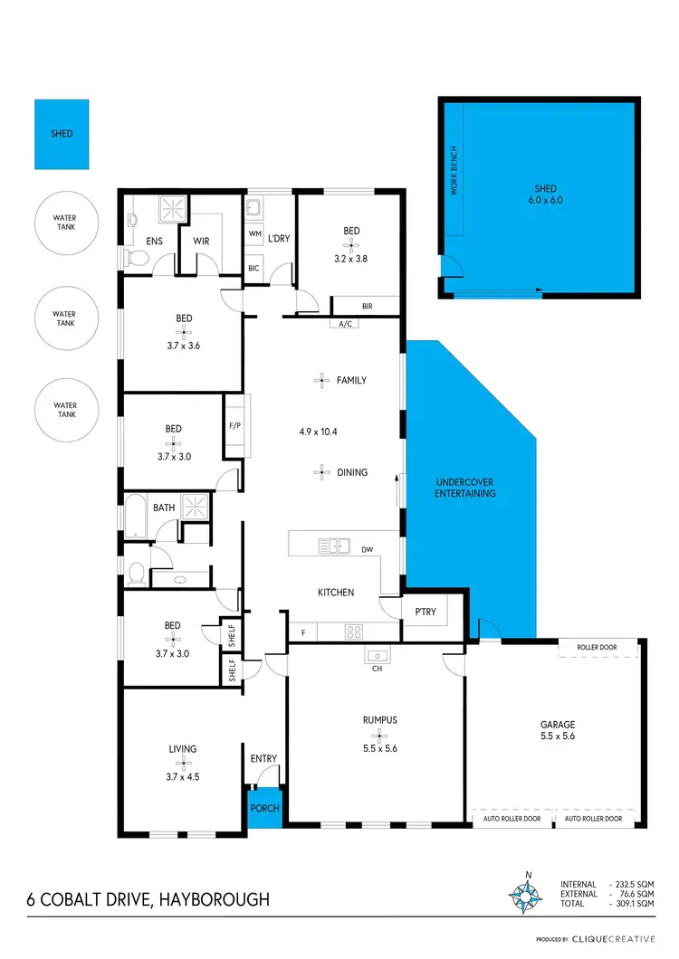Floorplan of Homely house listing, 6 Cobalt Drive, Hayborough SA 5211