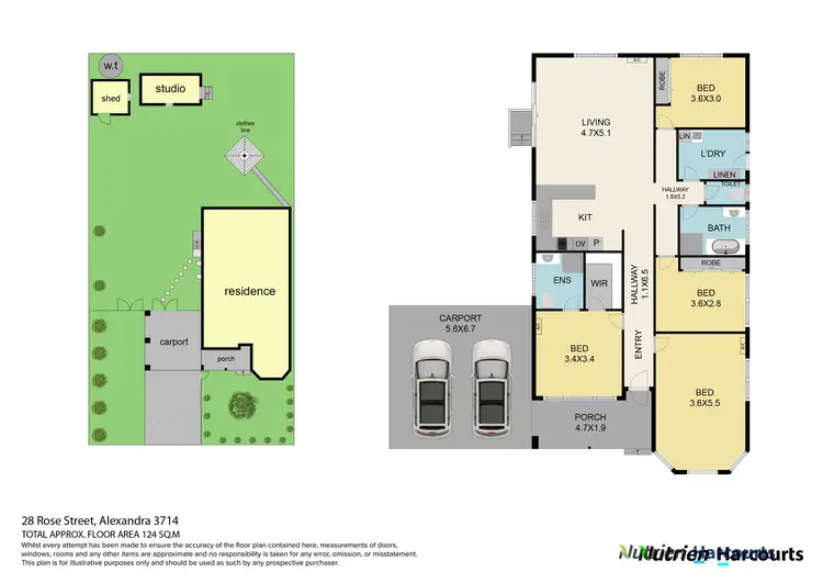 Floorplan of Homely house listing, 28 Rose Street, Alexandra VIC 3714
