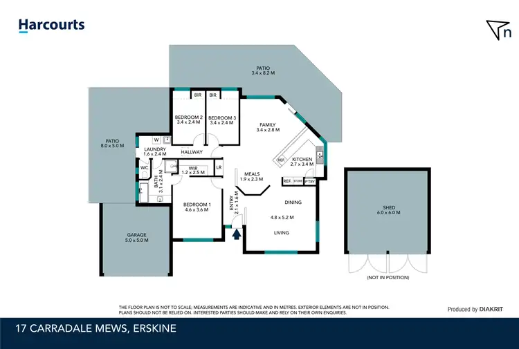 Floorplan of Homely house listing, 17 Carradale Mews, Erskine WA 6210