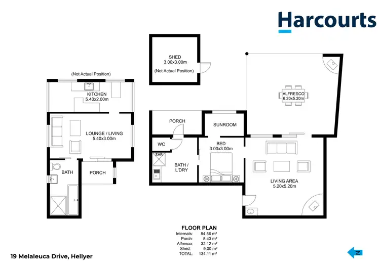 Floorplan of Homely house listing, 19 Melaleuca Drive, Hellyer TAS 7321