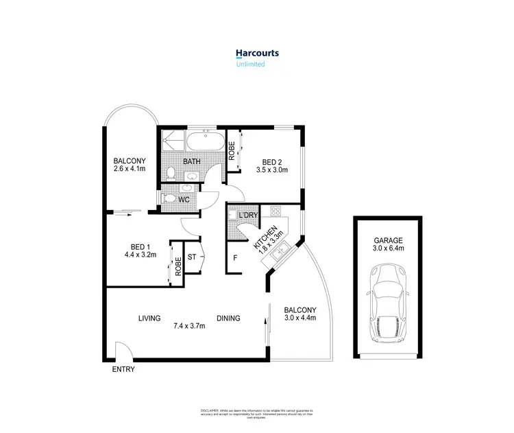 Floorplan of Homely unit listing, 7/29-31 Newman Street, Merrylands NSW 2160