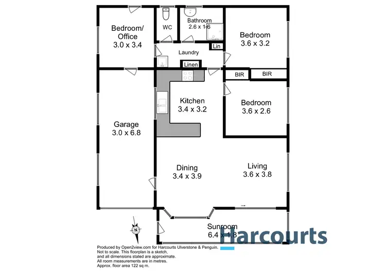 Floorplan of Homely unit listing, 28/2-12 North Caroline Street, East Devonport TAS 7310