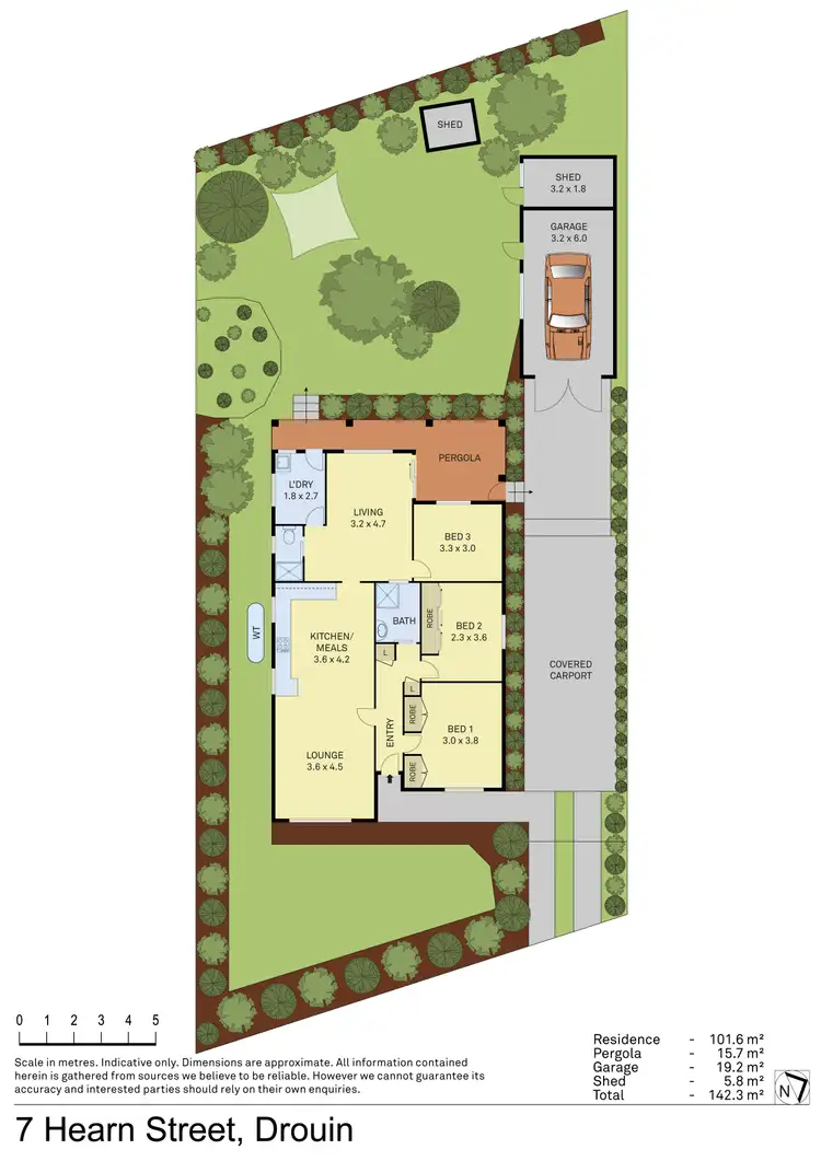 Floorplan of Homely house listing, 7 Hearn Street, Drouin VIC 3818