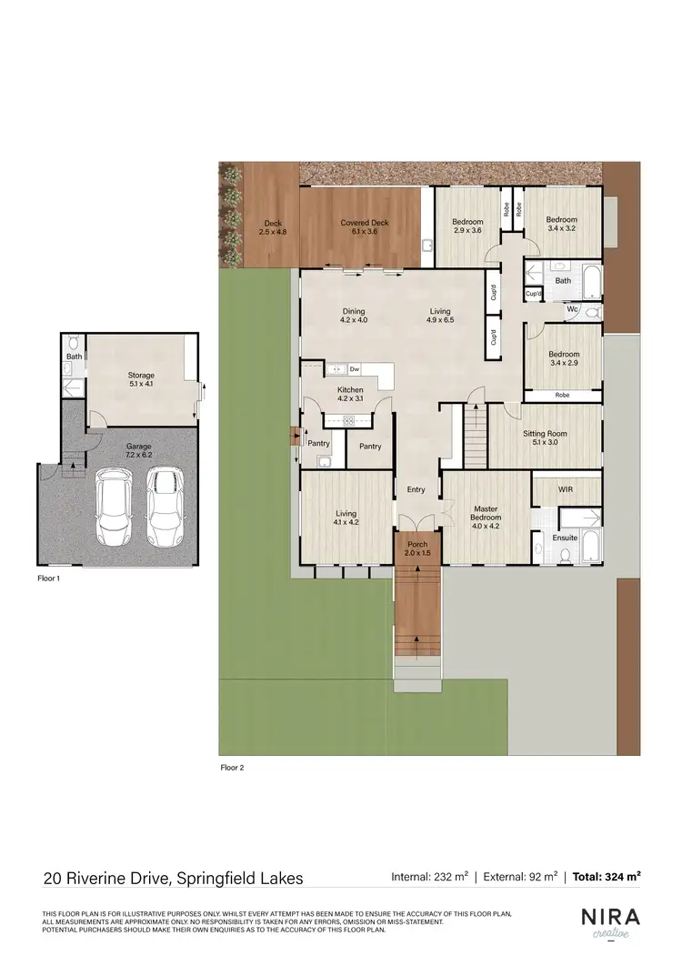 Floorplan of Homely house listing, 20 Riverine Drive, Springfield Lakes QLD 4300