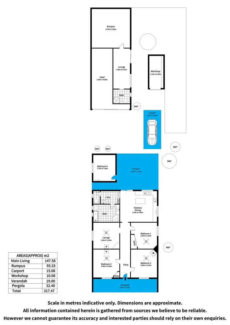 Floorplan of Homely house listing, 44 Wallace Street, Balaklava SA 5461