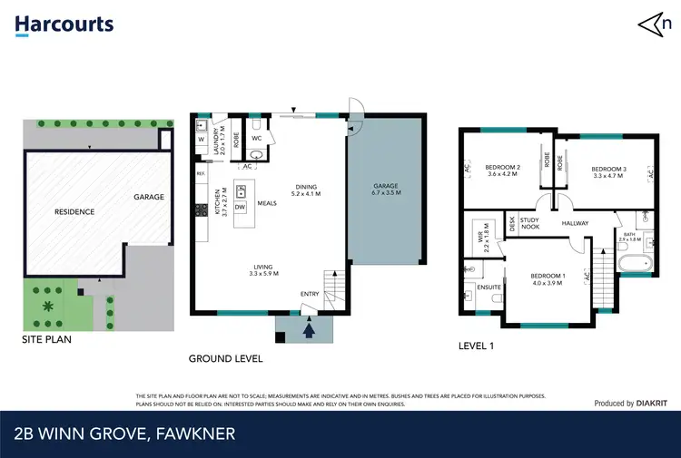 Floorplan of Homely townhouse listing, 2B Winn Grove, Fawkner VIC 3060