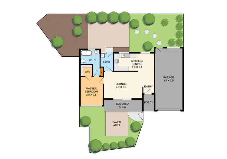 Floorplan of Homely unit listing, 2/27 Alma Avenue, Ferntree Gully VIC 3156