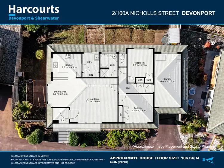 Floorplan of Homely unit listing, 2/100a Nicholls Street, Devonport TAS 7310