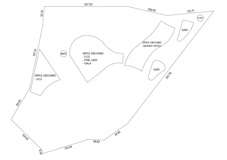 Floorplan of Homely land listing, Section 385 Lobethal Road, Forest Range SA 5139