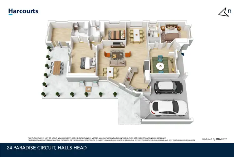 Floorplan of Homely house listing, 24 Paradise Circuit, Halls Head WA 6210
