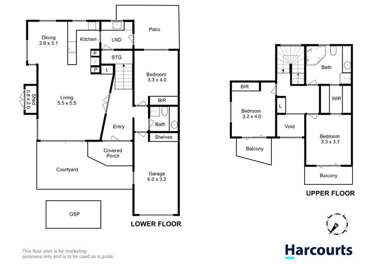Floorplan of Homely unit listing, 4/29A Mellifont Street, West Hobart TAS 7000
