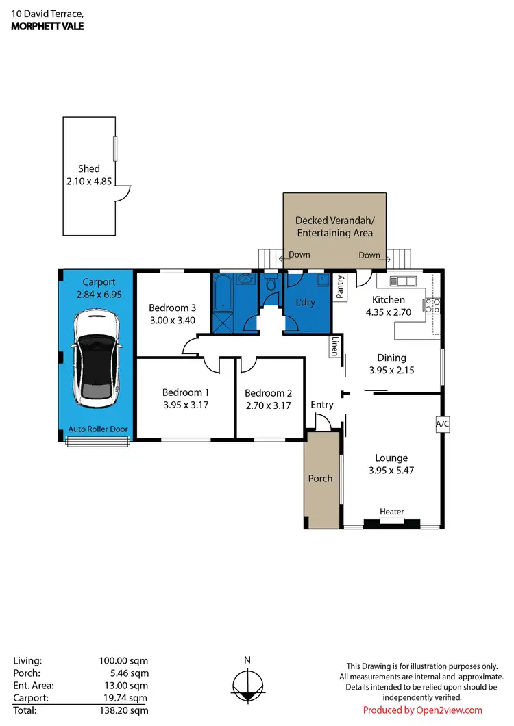 Floorplan of Homely house listing, 10 David Terrace, Morphett Vale SA 5162