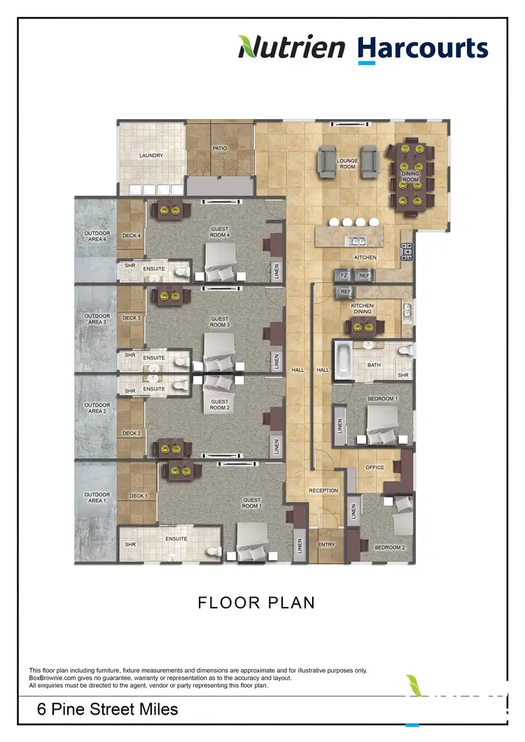 Floorplan of Homely house listing, 6 Pine Street, Miles QLD 4415