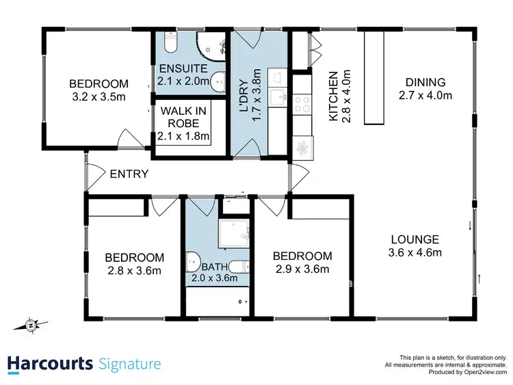 Floorplan of Homely unit listing, 2/11 Tarbook Court, Sorell TAS 7172