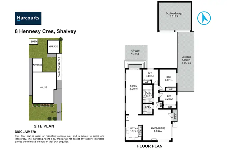 Floorplan of Homely house listing, 8 Hennesy Crescent, Shalvey NSW 2770