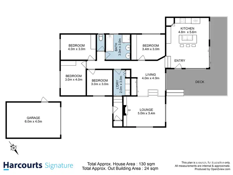 Floorplan of Homely house listing, 31 Blackstone Drive, Old Beach TAS 7017