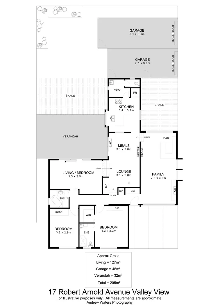 Floorplan of Homely house listing, 17 Robert Arnold Avenue, Valley View SA 5093