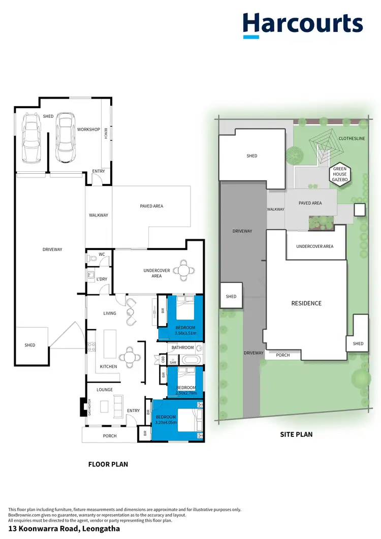 Floorplan of Homely house listing, 13 Koonwarra Road, Leongatha VIC 3953