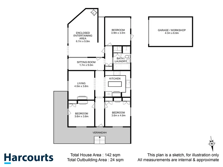 Floorplan of Homely house listing, 1 Brownell Street, Geeveston TAS 7116