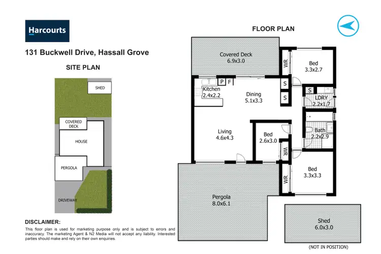 Floorplan of Homely house listing, 131 Buckwell Drive, Hassall Grove NSW 2761