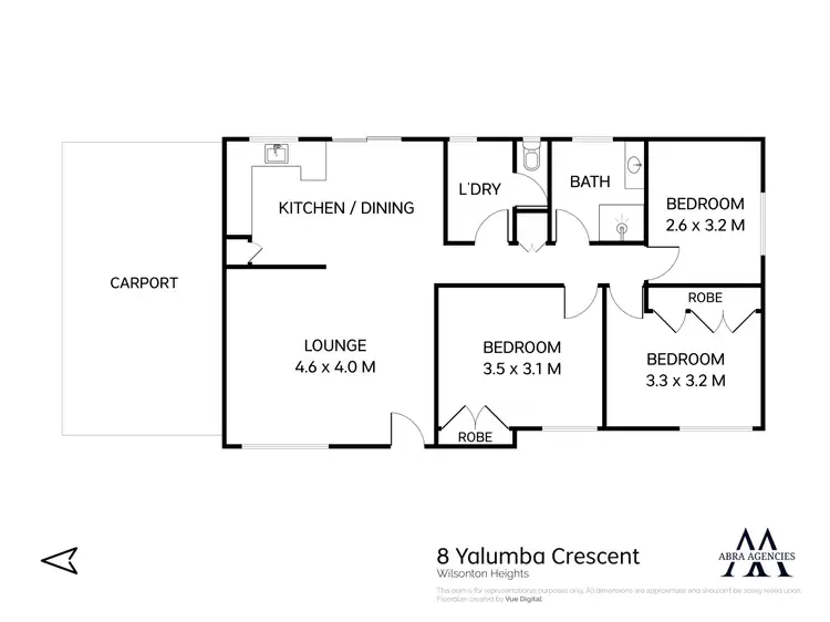 Floorplan of Homely house listing, 8 Yalumba Crescent, Wilsonton Heights QLD 4350