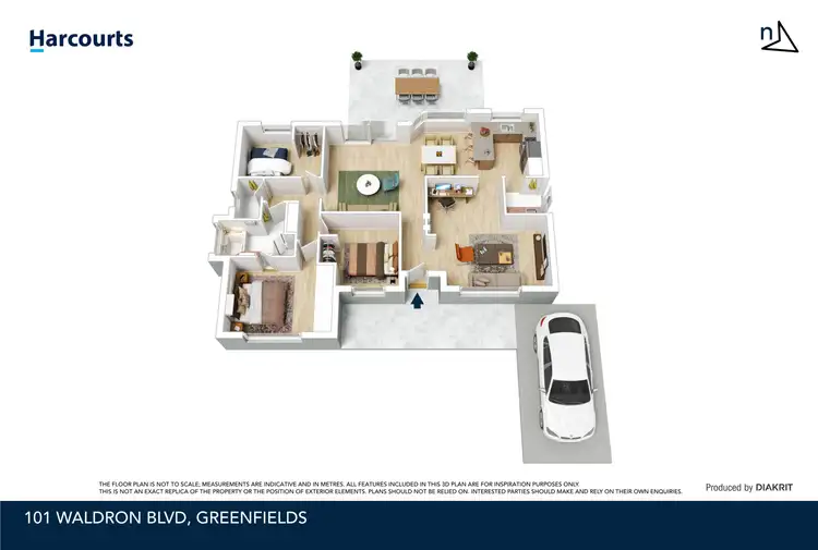 Floorplan of Homely house listing, 101 Waldron Boulevard, Greenfields WA 6210