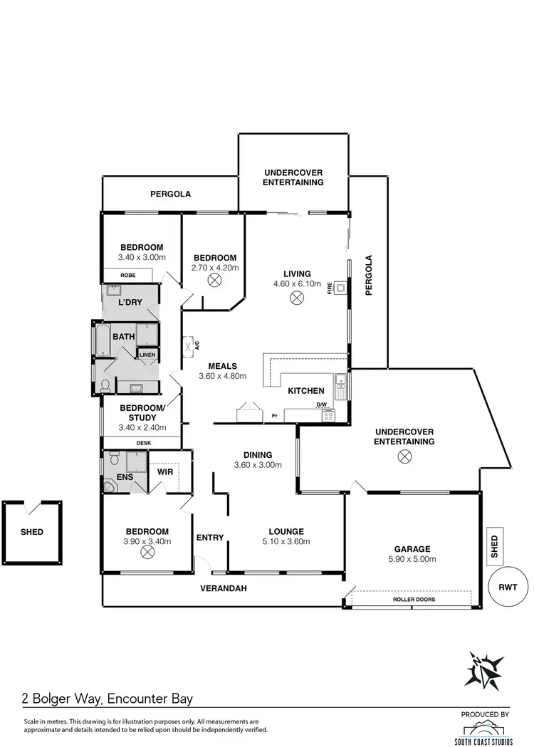 Floorplan of Homely house listing, 2 Bolger Way, Encounter Bay SA 5211
