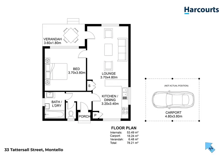 Floorplan of Homely house listing, 33 Tattersall Street, Montello TAS 7320