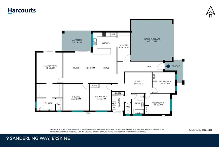 Floorplan of Homely house listing, 9 Sanderling Way, Erskine WA 6210