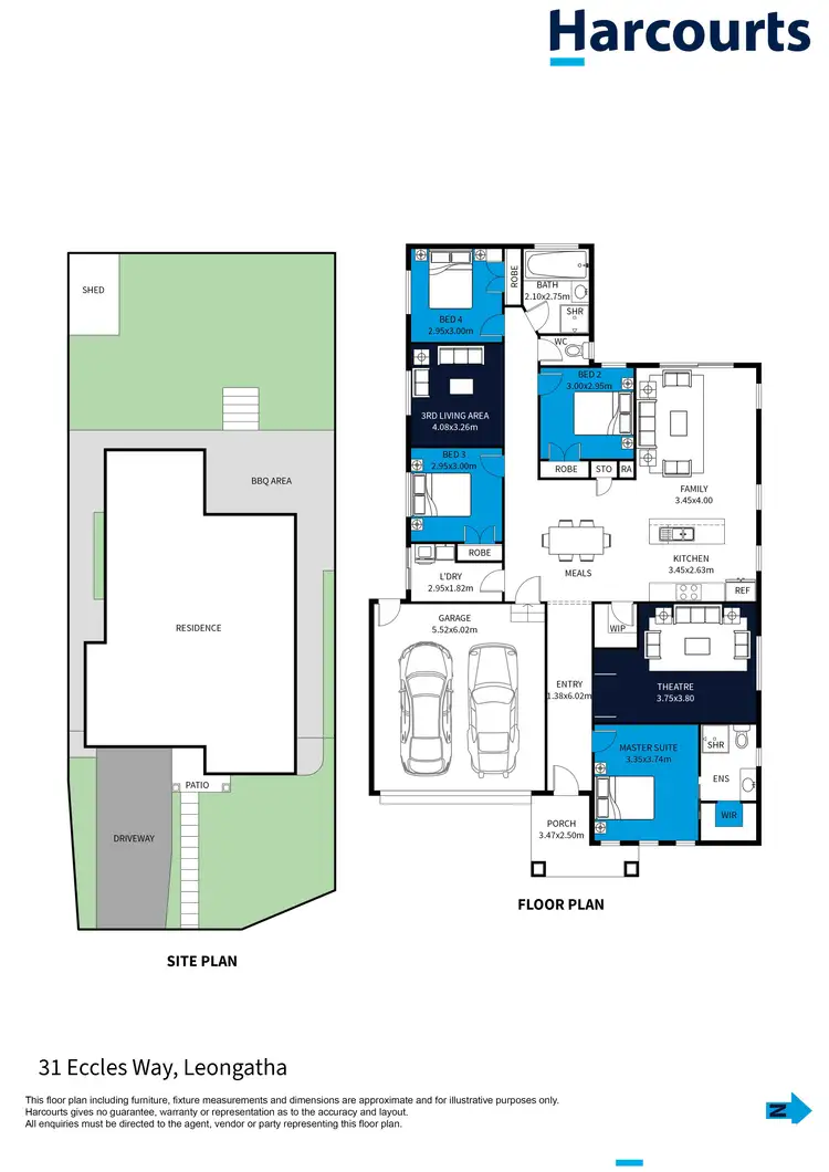 Floorplan of Homely house listing, 31 Eccles Way, Leongatha VIC 3953