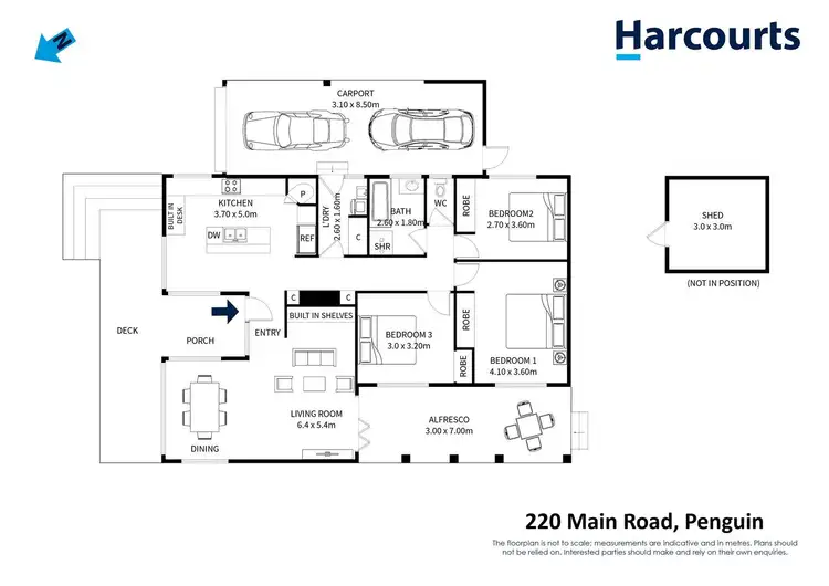 Floorplan of Homely house listing, 220 Main Road, Penguin TAS 7316