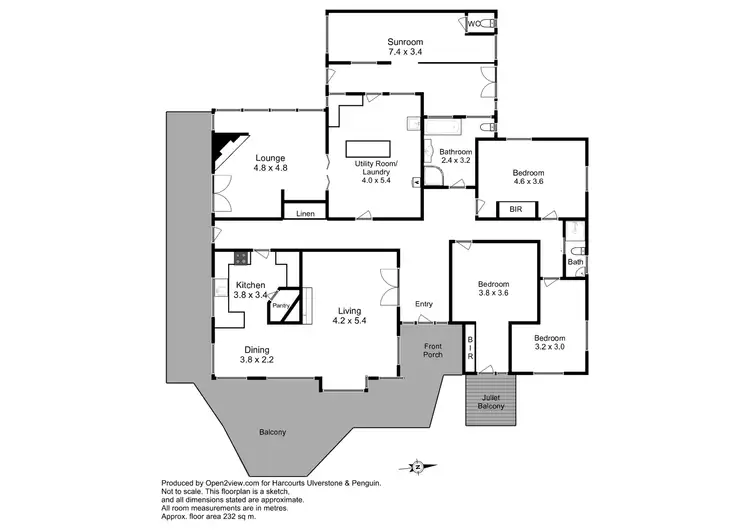 Floorplan of Homely house listing, 65 Wenvoe Street, Devonport TAS 7310