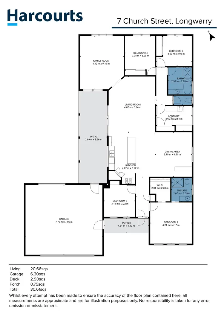 Floorplan of Homely house listing, 7 Church Street, Longwarry VIC 3816