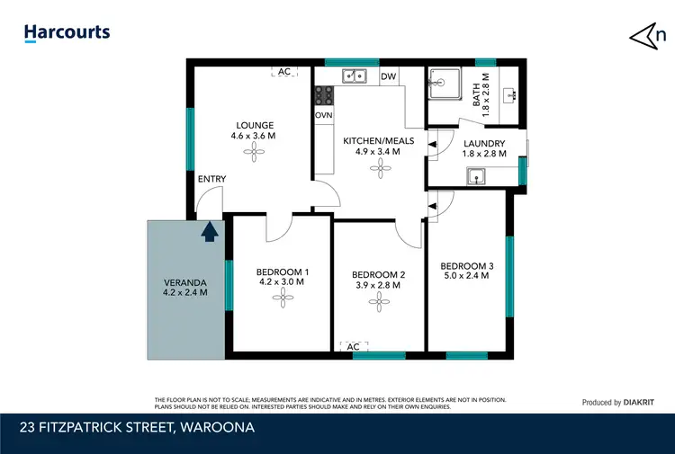 Floorplan of Homely house listing, 23 Fitzpatrick Street, Waroona WA 6215