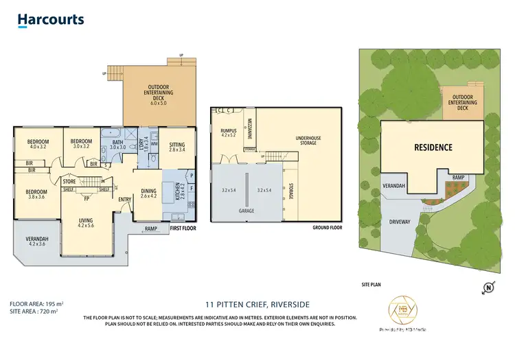 Floorplan of Homely house listing, 11 Pitten Crief, Riverside TAS 7250