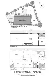 Floorplan of Homely house listing, 5 Chantilly Court, Frankston VIC