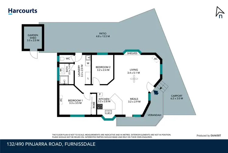 Floorplan of Homely house listing, 132/490 Pinjarra Road, Furnissdale WA 6209