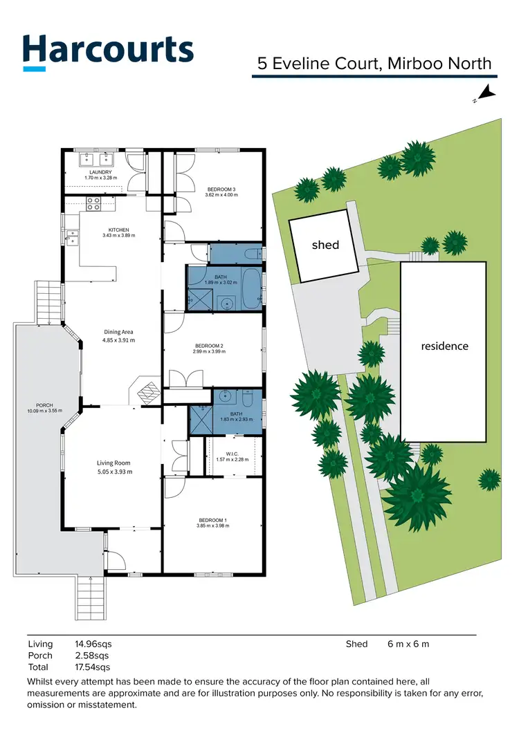 Floorplan of Homely house listing, 5 Eveline Court, Mirboo North VIC 3871