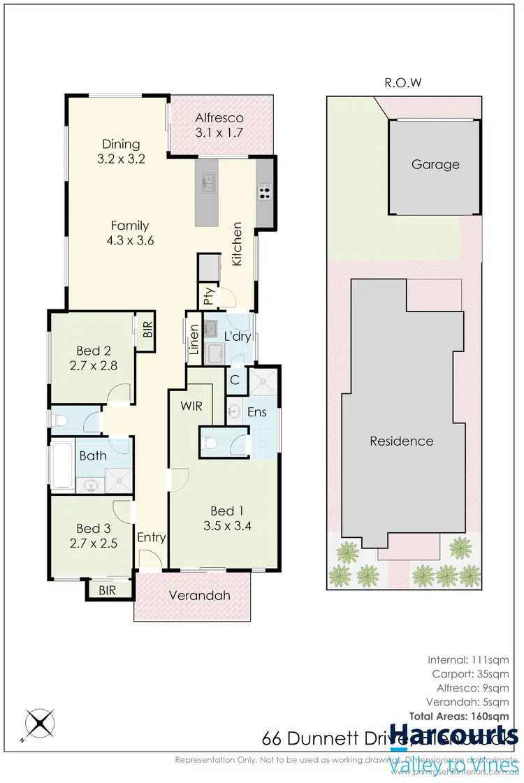 Floorplan of Homely house listing, 66 Dunnett Drive, Ellenbrook WA 6069
