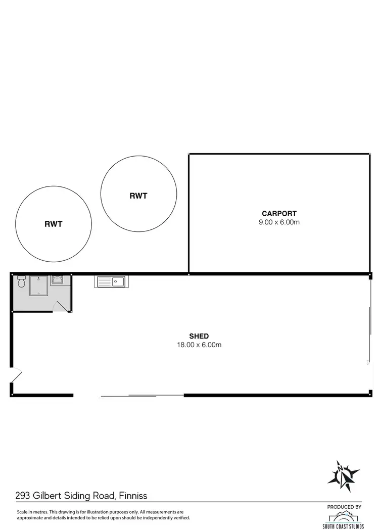 Floorplan of Homely rural property listing, 293 Gilbert Siding Road, Finniss SA 5255