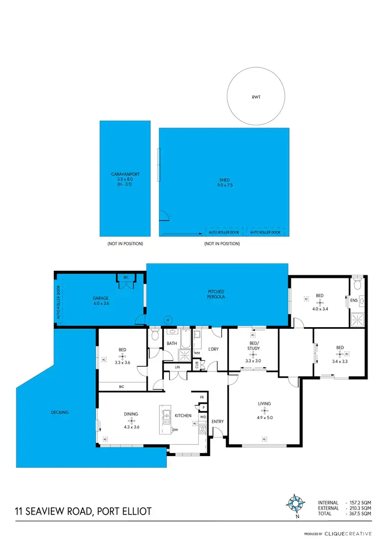 Floorplan of Homely house listing, 11 Seaview Road, Port Elliot SA 5212