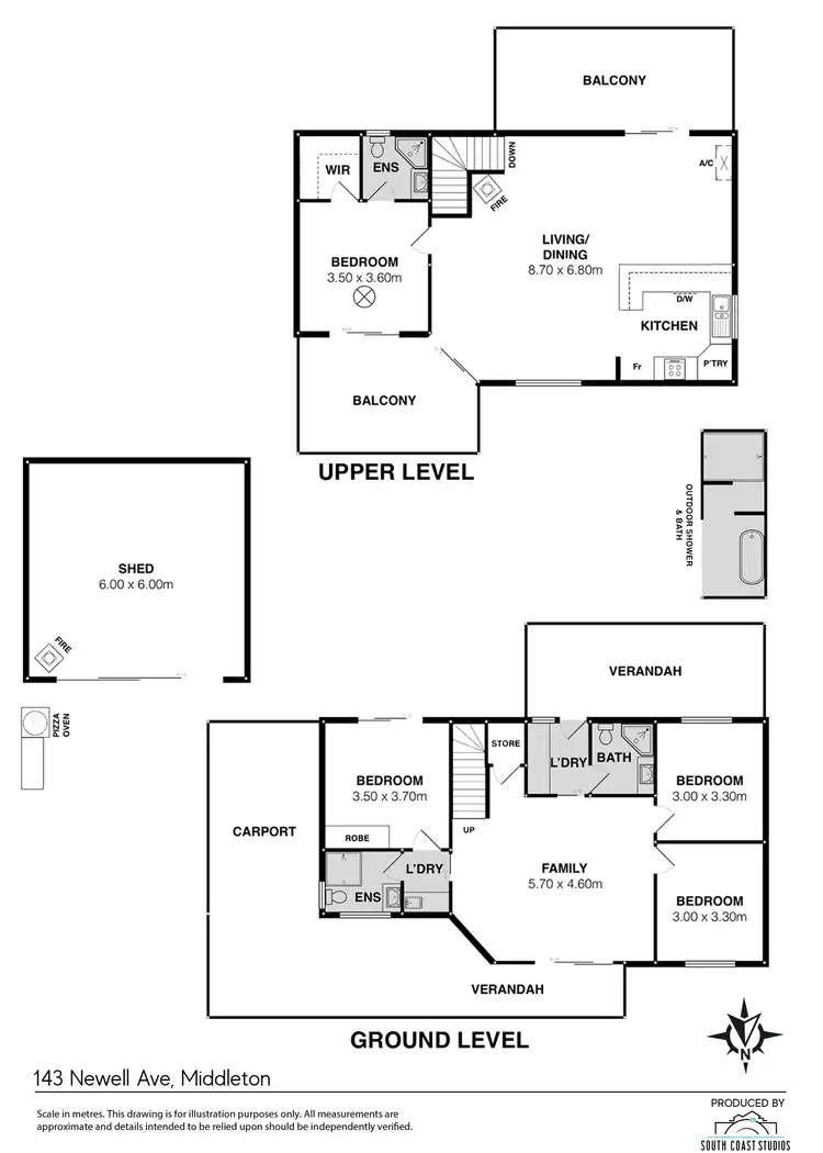 Floorplan of Homely house listing, 143 Newell Avenue, Middleton SA 5213