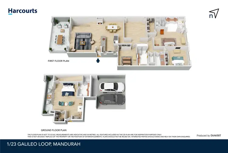 Floorplan of Homely apartment listing, 1/23 Galileo Loop, Mandurah WA 6210