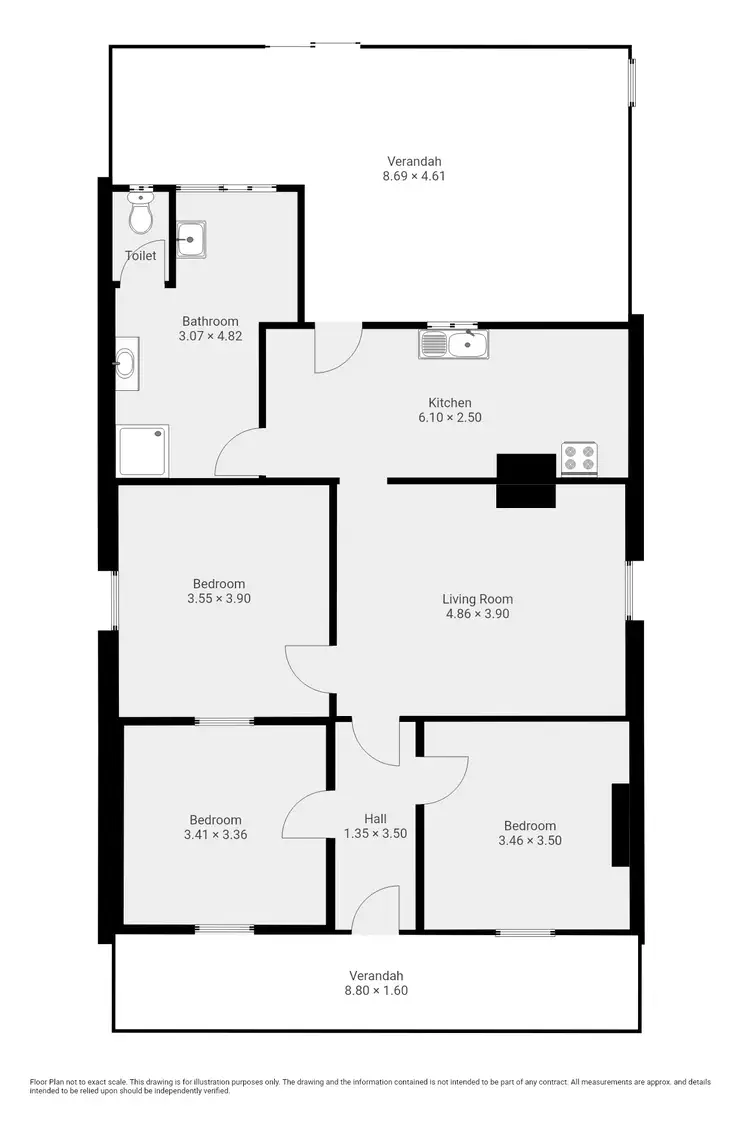 Floorplan of Homely house listing, 2 Ellen Street, Peterborough SA 5422