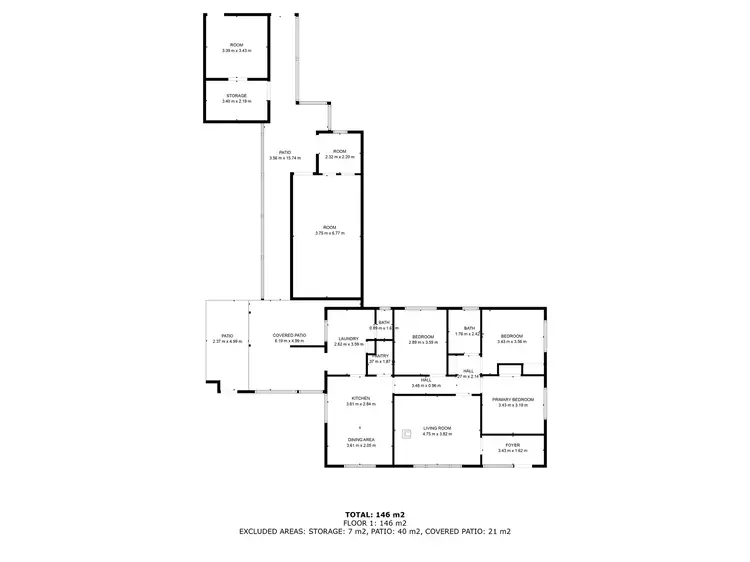 Floorplan of Homely rural property listing, 195 Lees Road, Memana TAS 7255