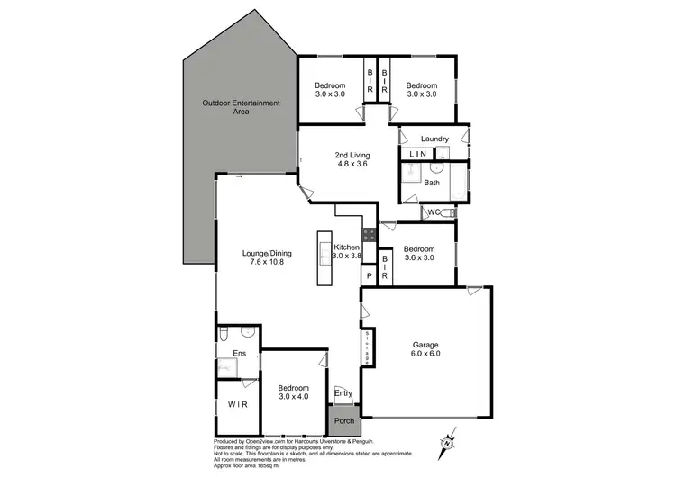 Floorplan of Homely house listing, 6 Spring Grove, Latrobe TAS 7307